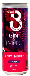5.8 Very Berry Gin & Tonic
