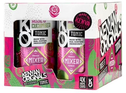 KO Rose and Cucumber Tonic 4-Pack