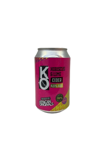 KO Hibiscus and Lime Cider