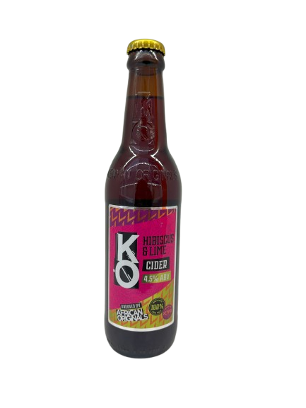 KO Hibiscus and Lime Cider