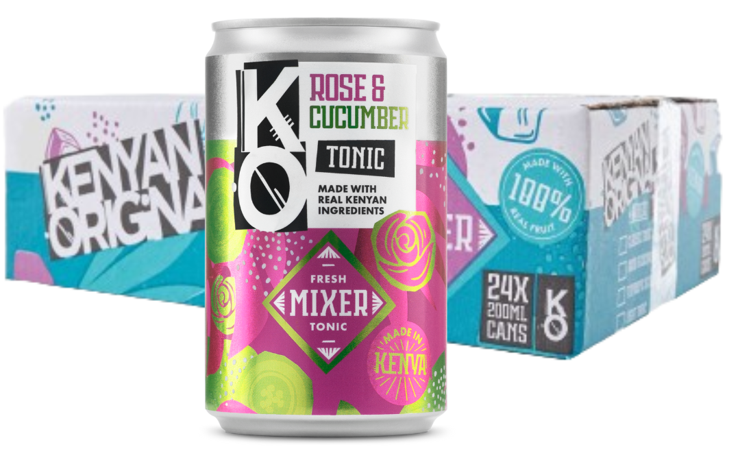 24 Pack KO Rose and Cucumber Tonic