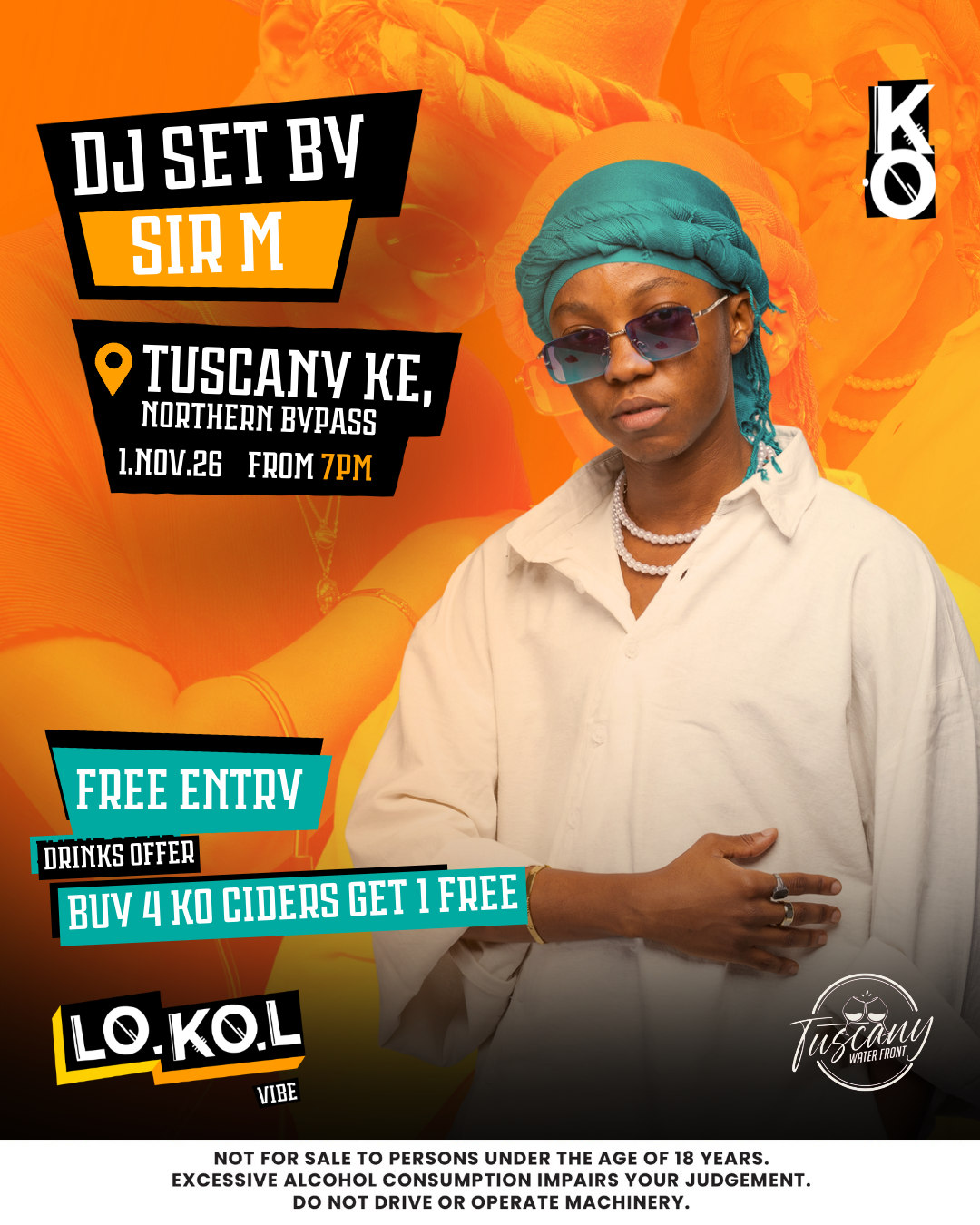 LoKOl Vibe - 1st Nov at Tuscany KE